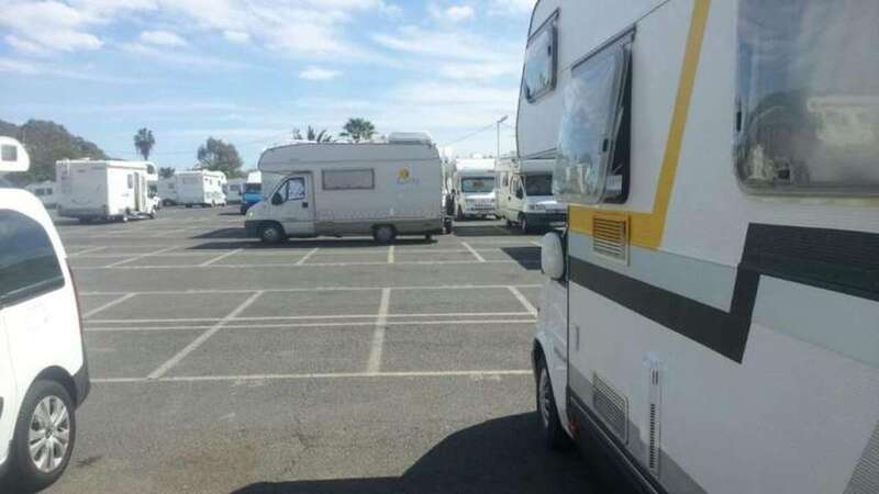 Imagen de archivo de caravanas en el sur de Gran Canaria (Foto TA)