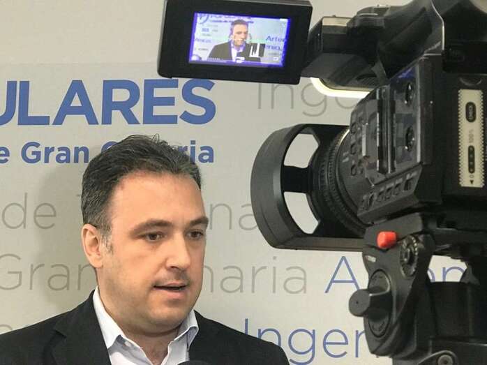 Carlos Ester, portavoz del Grupo Popular en el Cabildo (Foto TA)