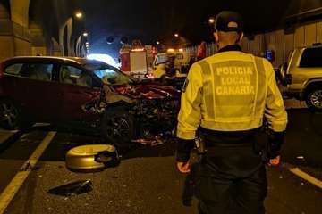 Un hombre muere atropellado en el túnel de La Ballena (Foto TA)
