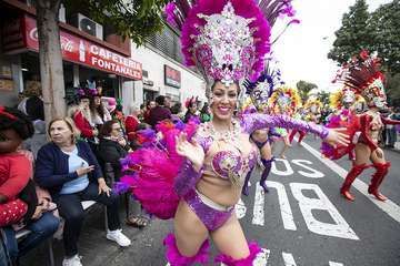 Unas 200.000 personas disfrutaron de la Gran Cabalgata del Carnaval de Una noche en Río (Foto TA)