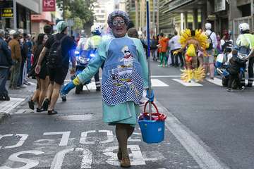 Unas 200.000 personas disfrutaron de la Gran Cabalgata del Carnaval de Una noche en Río (Foto TA)