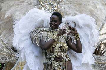 Unas 200.000 personas disfrutaron de la Gran Cabalgata del Carnaval de Una noche en Río (Foto TA)