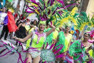 Unas 200.000 personas disfrutaron de la Gran Cabalgata del Carnaval de Una noche en Río (Foto TA)