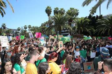 Movilización contra el cambio climático en Gran Canaria (Foto CanariasAhora y TA)
