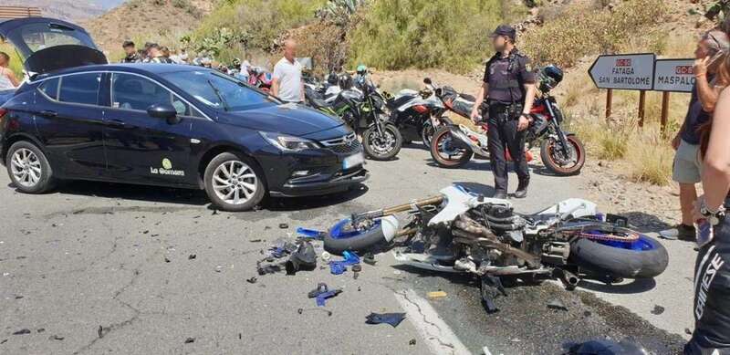 Imagen del accidente (Foto TA)