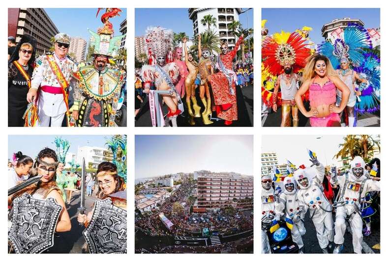 La gran cabalgata en sus inicios (Foto TA)