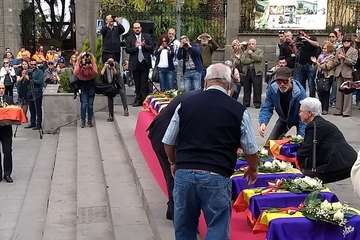  Telde, en el homenaje a los represaliados por el franquismo en el norte de Gran Canaria (Foto TA)
