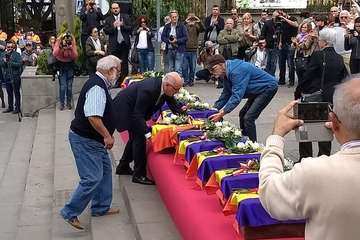  Telde, en el homenaje a los represaliados por el franquismo en el norte de Gran Canaria (Foto TA)