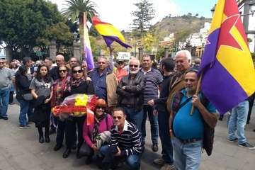  Telde, en el homenaje a los represaliados por el franquismo en el norte de Gran Canaria (Foto TA)