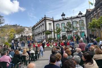  Telde, en el homenaje a los represaliados por el franquismo en el norte de Gran Canaria (Foto TA)