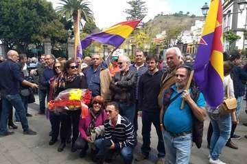  Telde, en el homenaje a los represaliados por el franquismo en el norte de Gran Canaria (Foto TA)