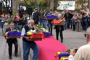  Telde, en el homenaje a los represaliados por el franquismo en el norte de Gran Canaria (Foto TA)