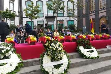  Telde, en el homenaje a los represaliados por el franquismo en el norte de Gran Canaria (Foto TA)