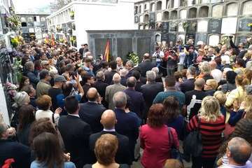  Telde, en el homenaje a los represaliados por el franquismo en el norte de Gran Canaria (Foto TA)