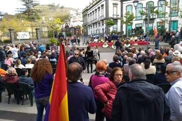  Telde, en el homenaje a los represaliados por el franquismo en el norte de Gran Canaria (Foto TA)