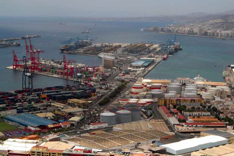 Puerto de La Luz y de Las Palmas, donde ocurrió el siniestro (Foto TA)