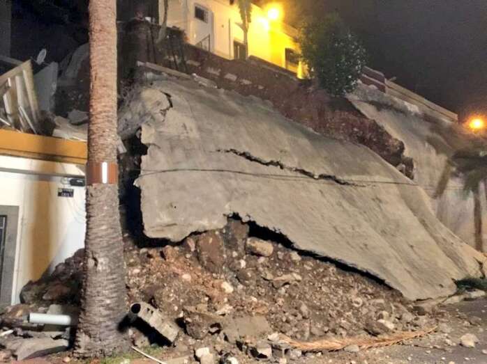 Imagen del desplome (Foto TA)