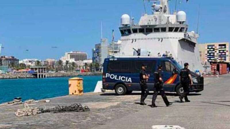 Imagen de archivo de una redada de la Policía Nacional contra el narcotráfico en el Puerto de la Luz (Foto TA)