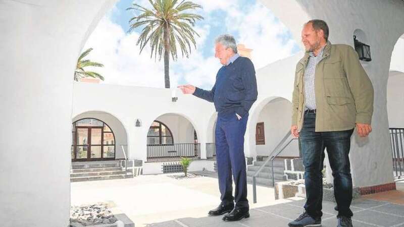 El concejal de Turismo, Pedro Quevedo, visitó esta semana las remozadas instalaciones (Foto Canarias7)
