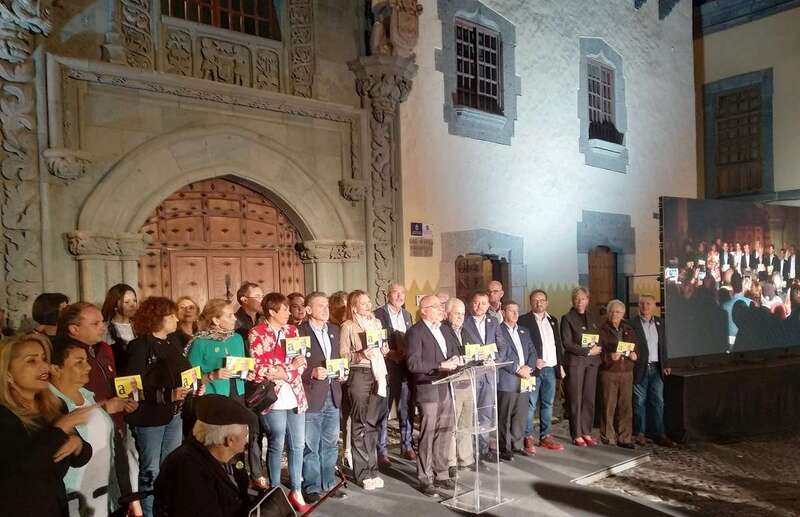 Momento de la presentación de la candidatura (Foto TA)