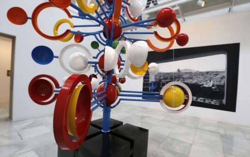 Imagen de la exposición Universo Manrique, dedicada a la obra y figura del artista lanzaroteño (Foto Efe / Elvira Urquijo A.)