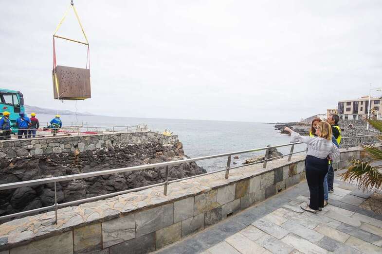 La escultura se trasladará a un lugar más seguro que se decidirá junto a la Asociación de Afectados del Vuelo JK-5022 (Foto TA)