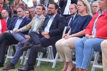 Encuentro de Casado en Telde con representantes de pymes y emprendedores (Foto TA)