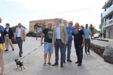 Encuentro de Casado en Telde con representantes de pymes y emprendedores (Foto TA)