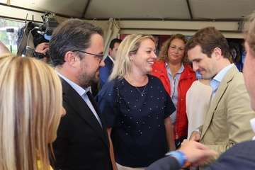 Encuentro de Casado en Telde con representantes de pymes y emprendedores (Foto TA)