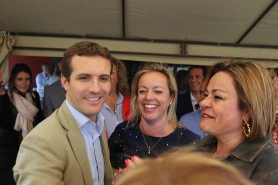 Encuentro de Casado en Telde con representantes de pymes y emprendedores (Foto TA)