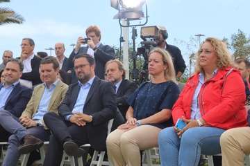 Encuentro de Casado en Telde con representantes de pymes y emprendedores (Foto TA)
