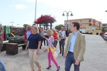 Encuentro de Casado en Telde con representantes de pymes y emprendedores (Foto TA)