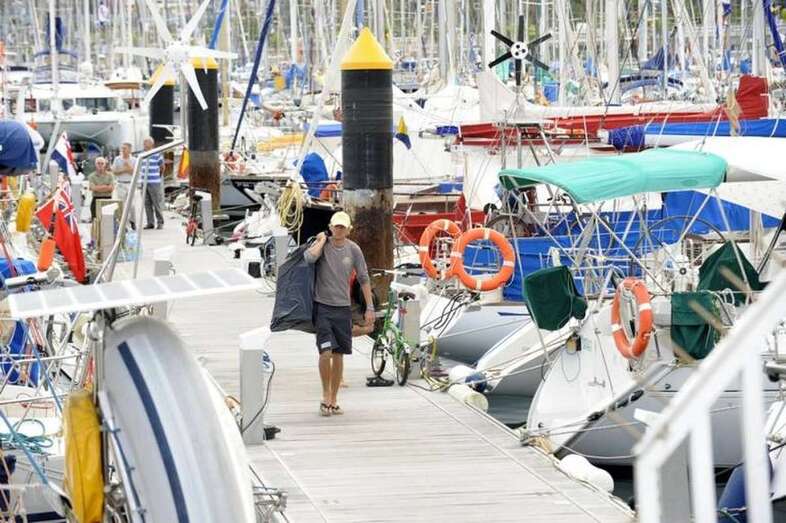 Imagen de archivo del Muelle Deportivo de la capital grancanaria (Foto Canarias7 / Gerardo Montesdeoca)