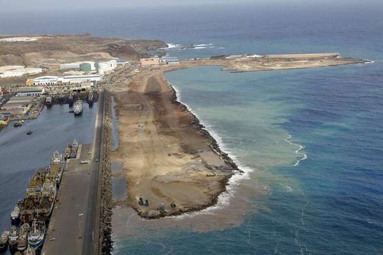 Imagen de la zona de expansión portuaria en La Isleta (Canarias7)