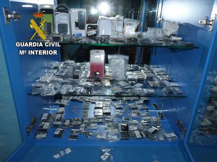 Imagen de los productos intervenidos (Foto TA)