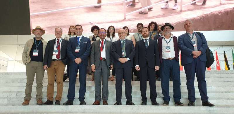 Delegación canaria que acudió a Azderbaiyán (Foto TA)