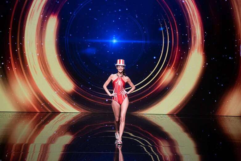 Imagen de archivo de un pase de modelo de Moda Baño (Foto TA)