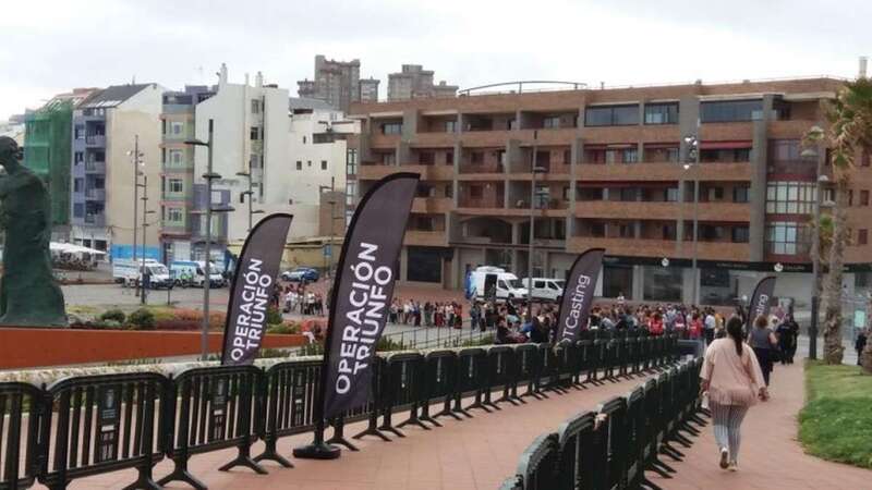 Imagen de archivo de un casting de OT en 2017 el Alfredo Kraus (Foto Canarias7)