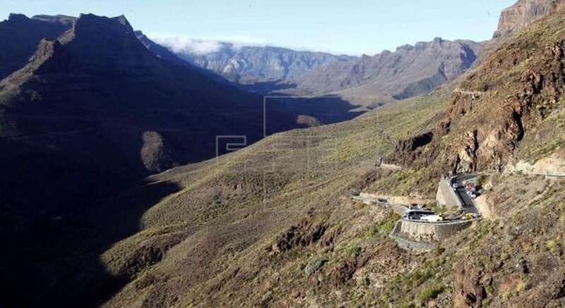 Foto de archivo del barranco de Fataga, uno de los puntos donde se han tomado las muestras incluidas en el estudio ( Efe / Elvira Urquijo A.)