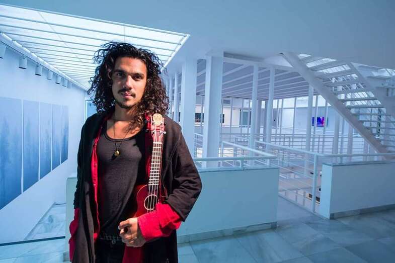 Aníbal Faycán, en el CAAM (Foto TA)