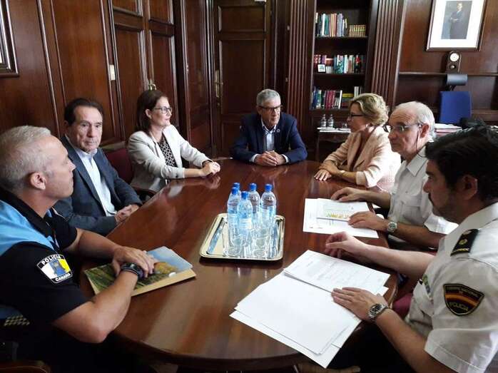 Imagen del encuentro de coordinación celebrado este miércoles (Foto TA)