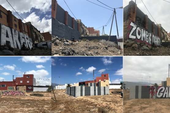 Imagen de la actuación en Lomo Caraballo