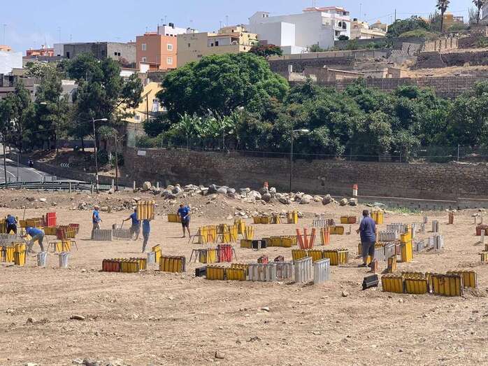 Imagen del montaje a cargo de la empresa Piromart (Foto TA)