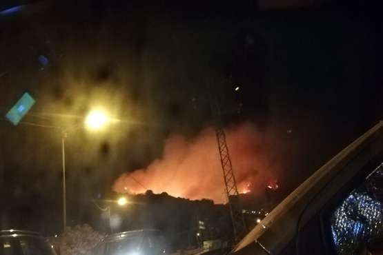 Nuevo incendio en la cumbre grancanaria (Foto TA y EFE)