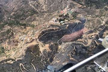 Nuevo incendio en la cumbre grancanaria (Foto TA y EFE)