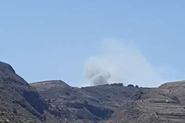 Nuevo incendio en la cumbre grancanaria (Foto TA y EFE)