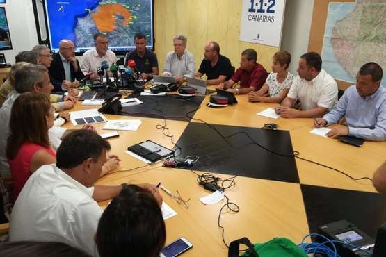 Imágenes del incendio de Gran Canaria durante la jornada de este martes 20 de agosto (Foto TA y otros)