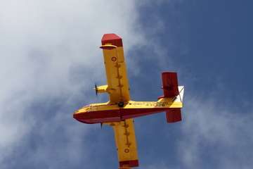 Imágenes de la quinta jornada del incendio de la cumbre grancanaria (Foto TA, Jesús Ruiz Mesa, C7, Acfi Press y CA)