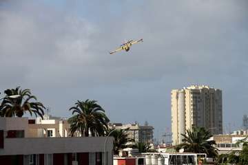 Imágenes de la quinta jornada del incendio de la cumbre grancanaria (Foto TA, Jesús Ruiz Mesa, C7, Acfi Press y CA)