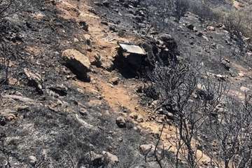 El incendio de la cumbre de Gran Canaria en su sexta jornada (Foto TA, EFE, Acfi Press y otros)